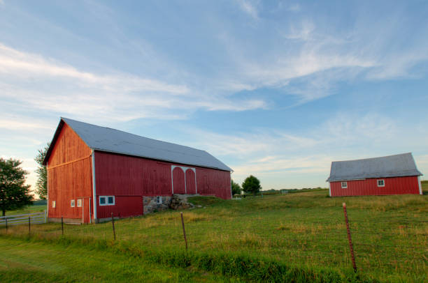 istock Red Barn at Sunrise-Miami County Indiana 1316328647