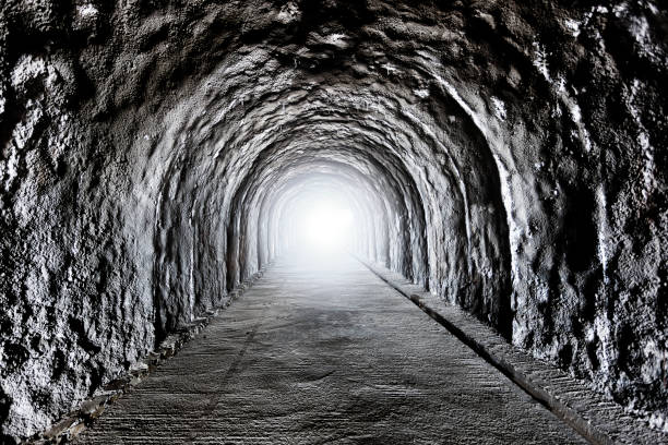 istock Light at the end of the tunnel. Stock Image. 1316332430