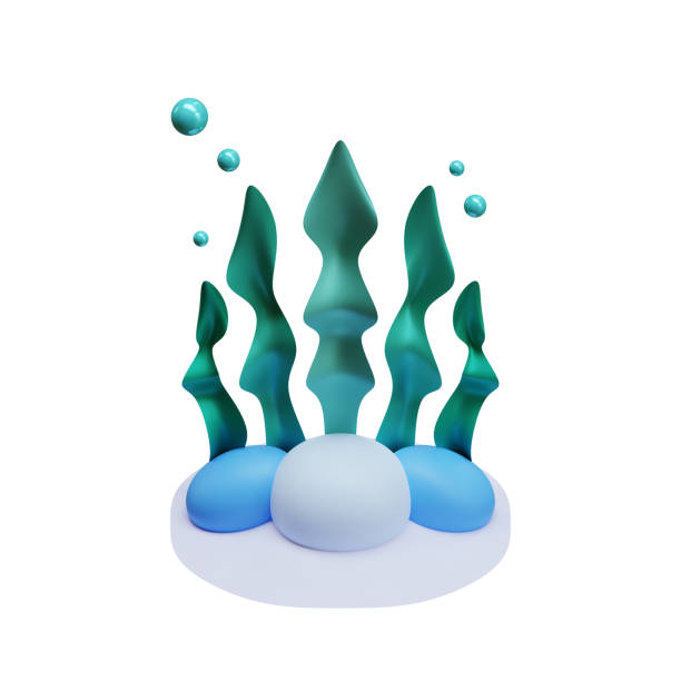 istock Sea Grass 3D Rendering Illustration, suitable for world oceans day 1316344612