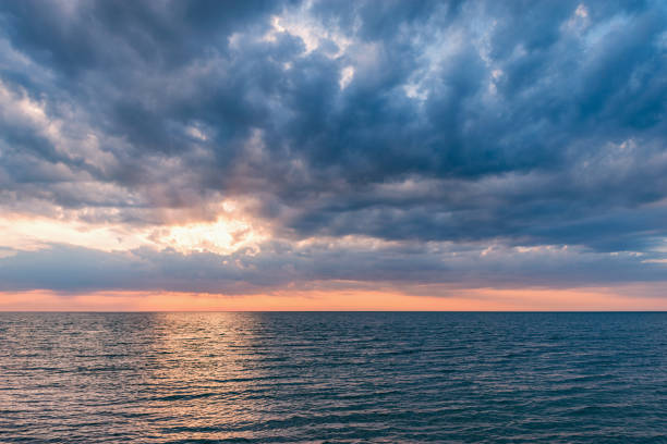 istock Sunset view of the sea coast. 1316351037