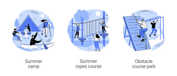 Ropes Course Graphics 750+ Rope Course Stock Illustrations, Royalty-Free Vector Graphics ...