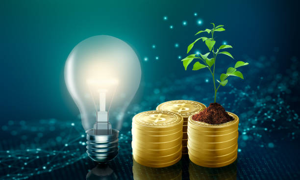 istock Nature ecology, Growth, Energy saving, Power saving, Innovation, Green ecology energy, and Saving environment Concept. Copy space. 1316353312
