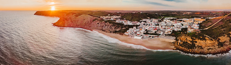 Drone View Western Algarve – Beautiful Burgau, Portugal