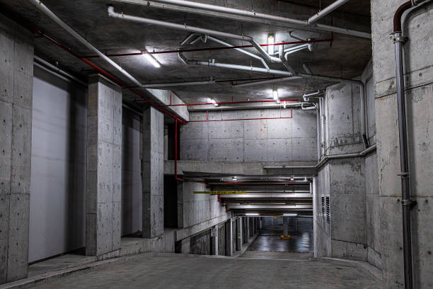istock entrance to underground parking lot 1316359540