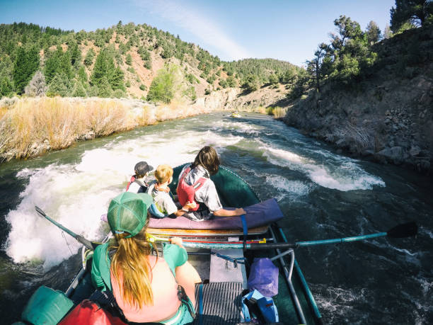 istock Camping and rafting with moms in California 1316370077