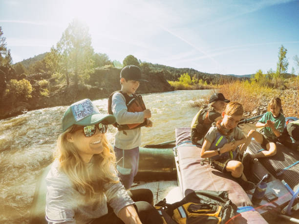 istock Camping and rafting with moms in California 1316370078