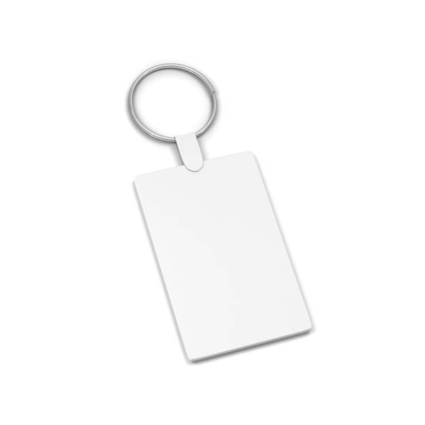 istock Blank steel keychain mockup 1316370405