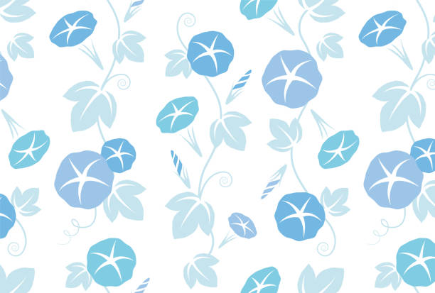 Japanese Style Morning Glory Stock Vector Royalty Free Freeimages