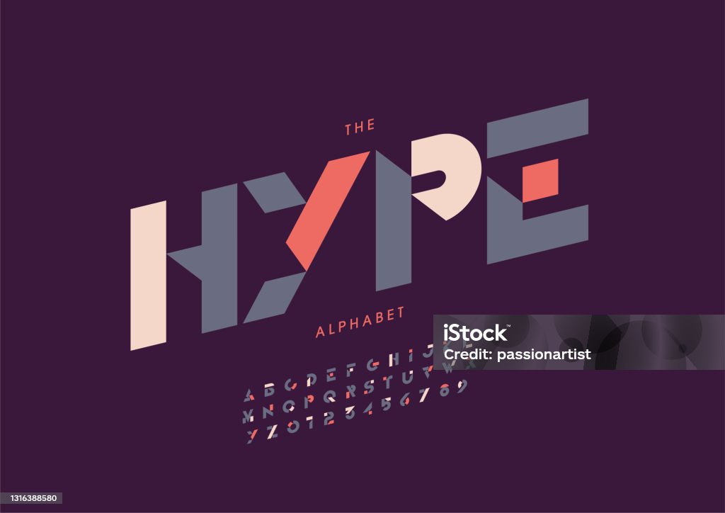 Hyp Letters Hype Alphabet Stock Illustration - Download Image Now - Innovation ...