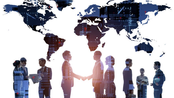 istock Global communication network concept. Worldwide business. Human resources. 1316388948