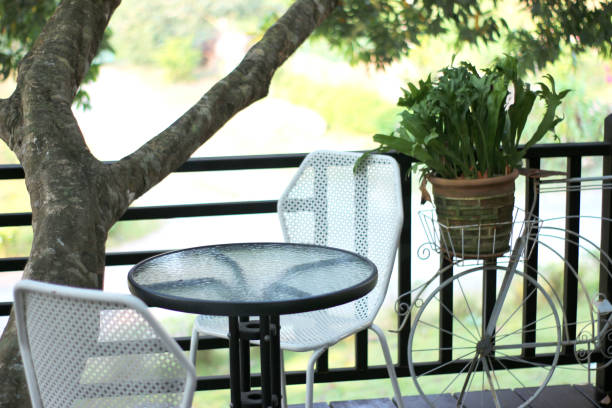 istock Table and chairs, outdoor cafe restaurant 1316389114