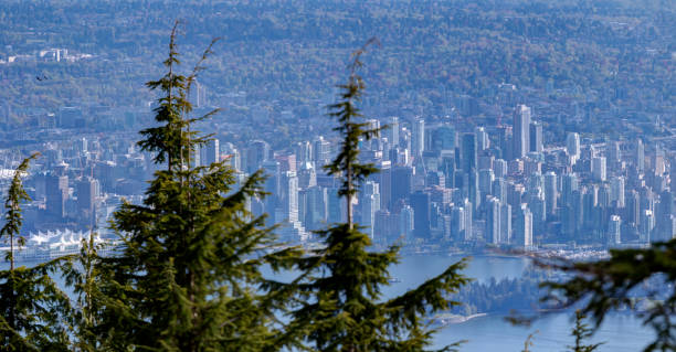 Downtown Vancouver viewed from Grouse Mountain