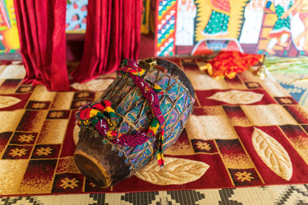istock religious drum inside in monastery on Lake Tana, Ethiopia Africa 1316394576