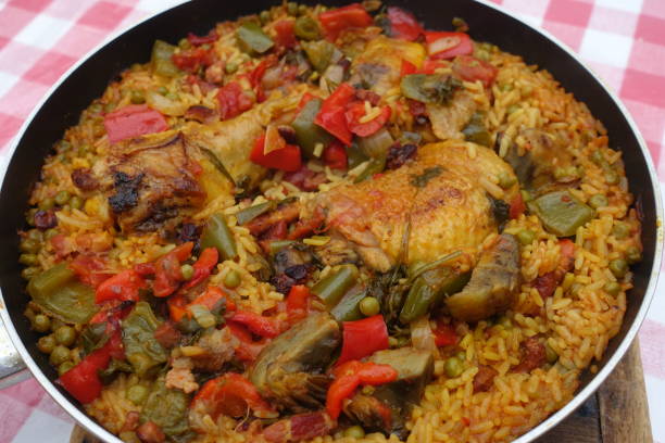istock Chicken paella  Spanish Mediterranean cooking 1316395514