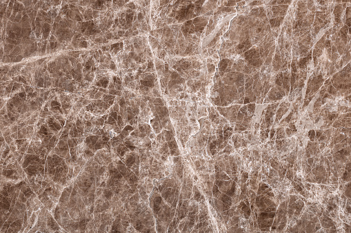 Full frame brown marble texture and background