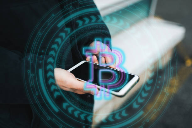 istock Unrecognizable person using his smart phone and trading Bitcoin. Bitcoin / Cryptocurrency concept. 1316406736