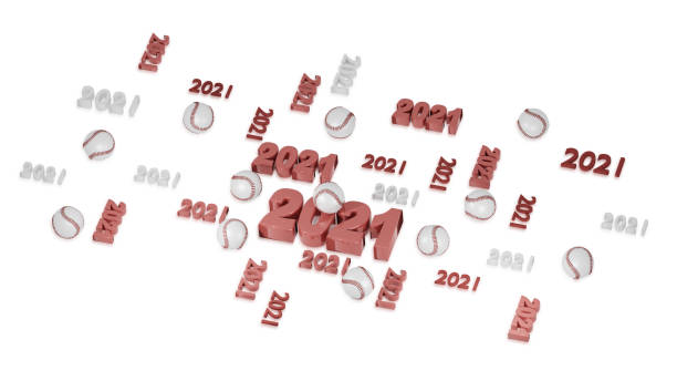 istock Several Baseball 2021 Designs with Some Balls on White 1316407210