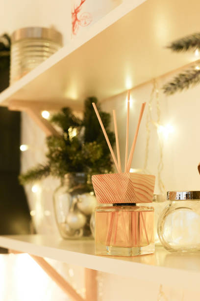 istock Aromatherapy reed diffuser air freshener on relaxed spa background 1316407486
