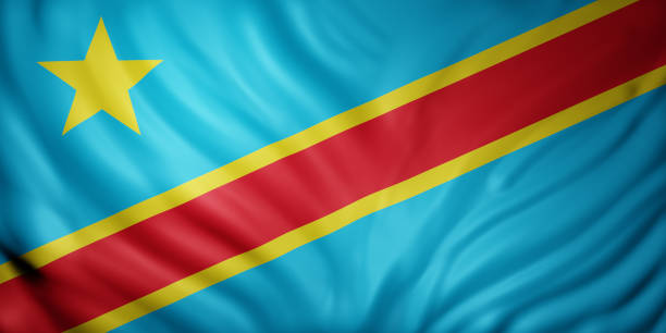 istock Democratic Republic of Congo 3d flag 1316411084