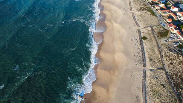 istock Portuguese Beach Aerial Drone view 1316417984