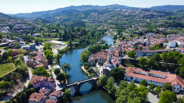 istock River and bridge Drone aerial view 1316418023