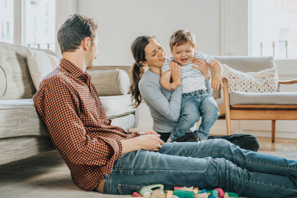istock Family playing with toddler 1316419216
