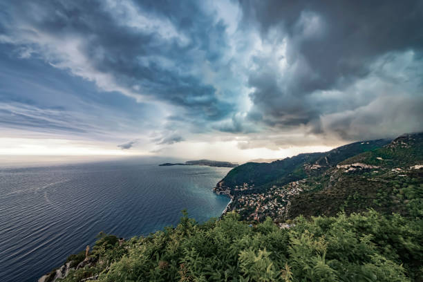 Cloudy day on the French Riviera