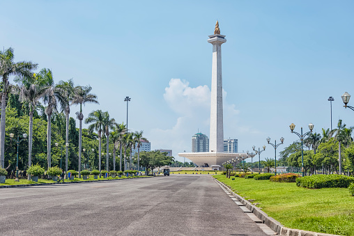 National Monument in Jakarta city