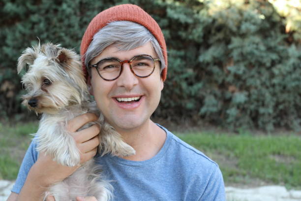 istock Mature man feeling comfort with his dog 1316425305