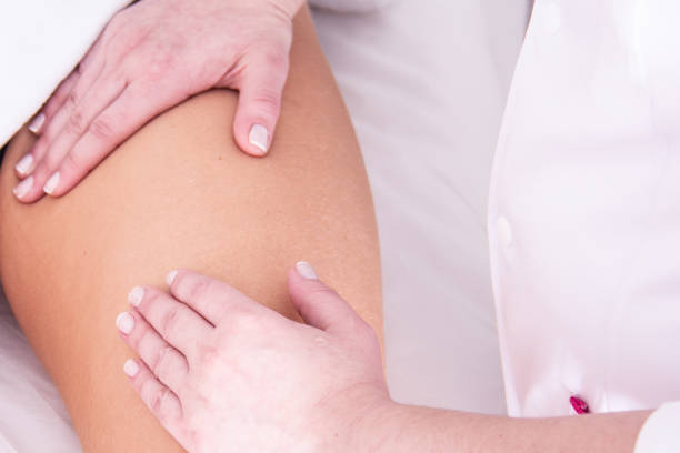 istock Massage, lymphatic drainage and aesthetic treatments. 1316426652