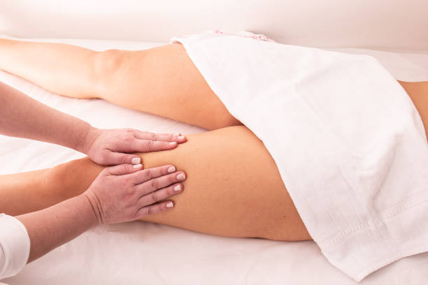istock Massage, lymphatic drainage and aesthetic treatments. 1316426653