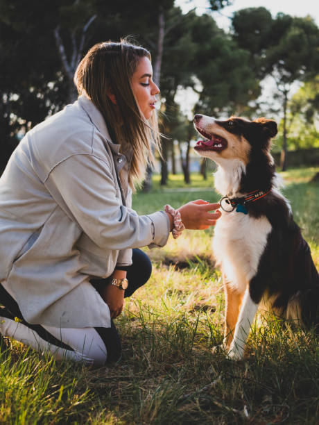istock Archie and a young woman. 1316427027