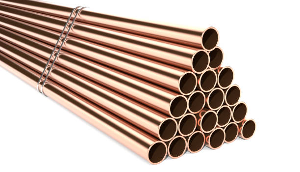 istock Metal pipes on warehouse 1316435460