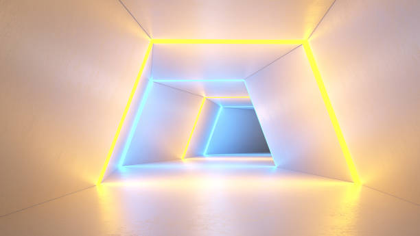 istock Futuristic Tunnel with Neon Lights 1316435499