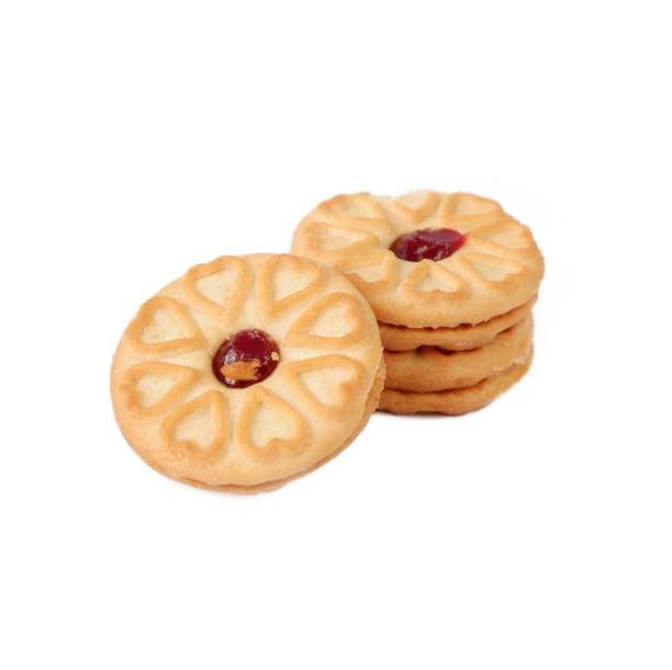 istock Close-Up Cookie with strawberry jam flavor 1316436270