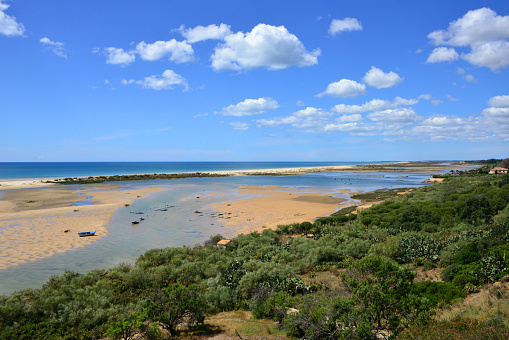 Reserva natural de la Ría Formosa - Isla cabanas, Cacela Velha, Algarve, Portugal photo