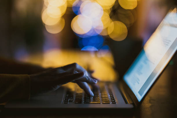 istock Woman typing on laptop at home 1316440661