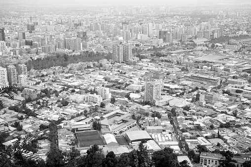 Paris from the high vantage point of Montmartre looking towards