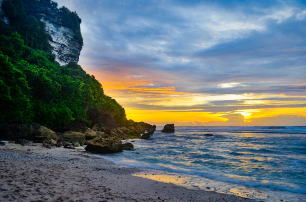 istock Sunset view at Suluban Beach 1316443948