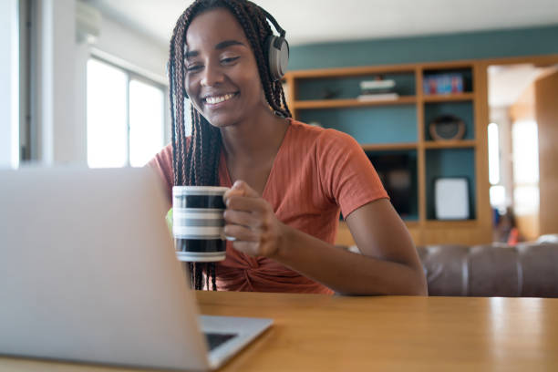 istock Woman working at home. Home office. 1316445794