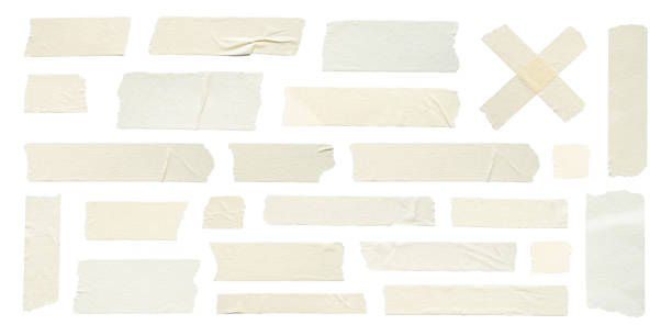 istock Close up of adhesive tape set on white background 1316447948