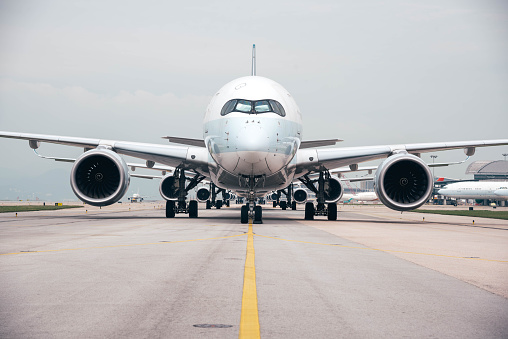 Due to Coronavirus Covid-19 airline fleet grounded at the Airport