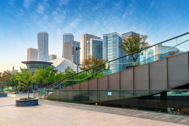 istock Modern buildings in Hangzhou China 1316453488