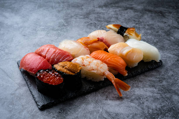 なり寿司の盛り合わせ - 寿司 ストックフォトと画像