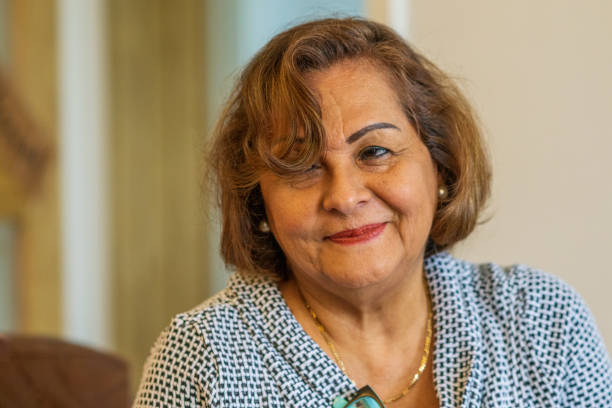 istock Senior Hispanic woman headshot 1316454316