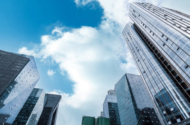 istock Modern office building in a big city 1316455279