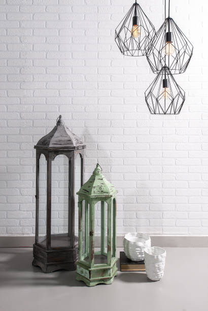 istock Retro wallpaper vintage style empty room decor 1316455653