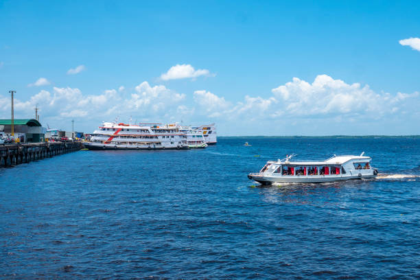 istock Passenger ships moored in port 1316460502