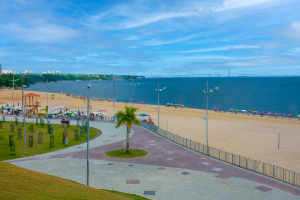 istock Ponte Negra Beach, elegant district of Manaus 1316461682