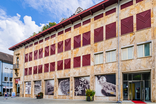 The Postal Museum was founded in 1930 and is hosted in the English Building Art Space in Vaduz, the capital city of Liechtenstein.